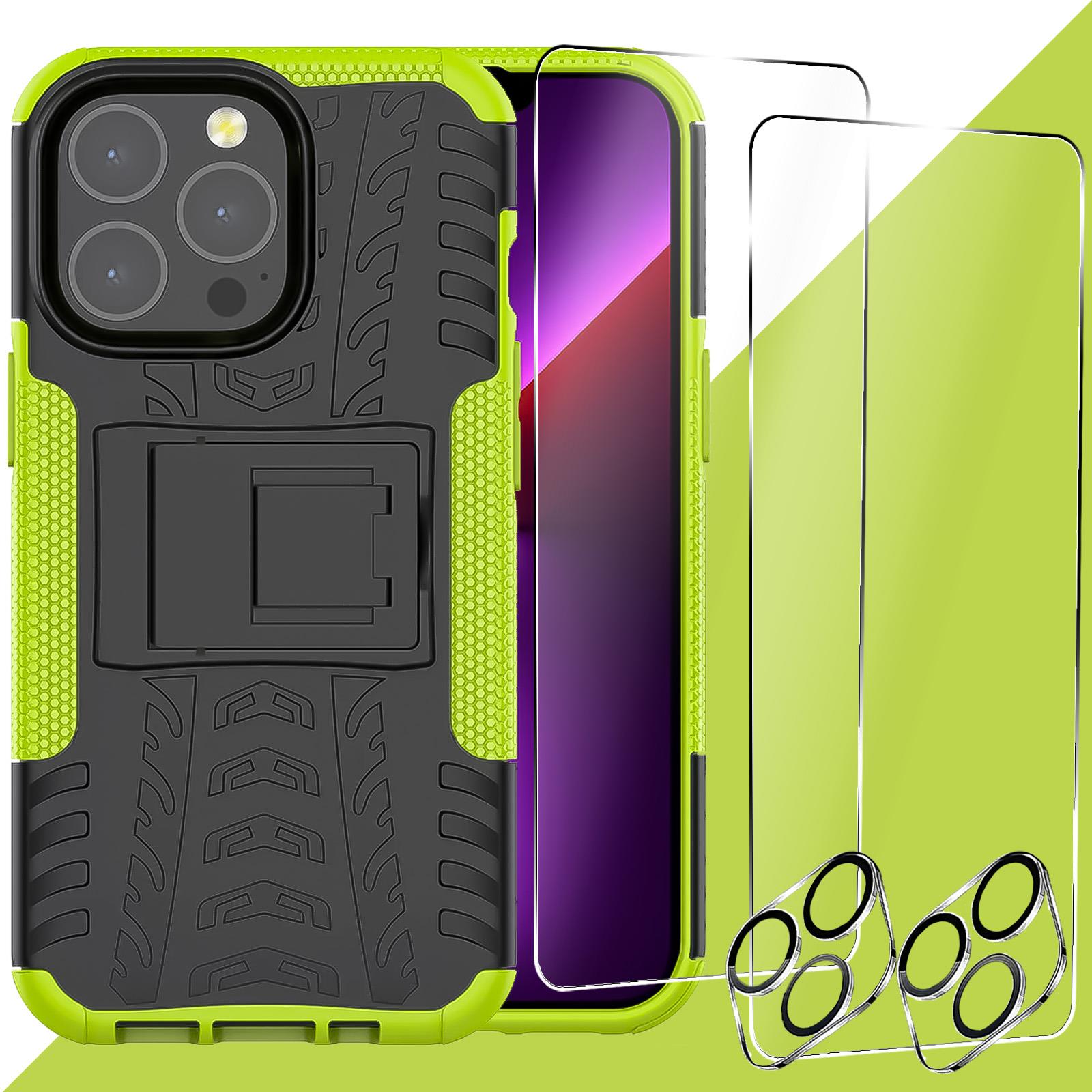 Schutz Outdoor Hülle für iPhone TPU Case Army 360 Kameraschutz Panzer Schock HD - Bild 7 von 8